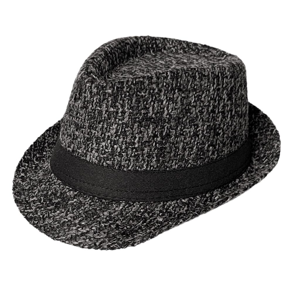 9731 Fedora Hats , Classic Winter Woolen Short Brim Felt Panama Hat
